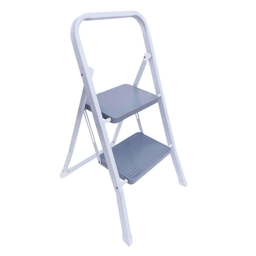 Taburete acero 2 peldaños Máx. 150KG