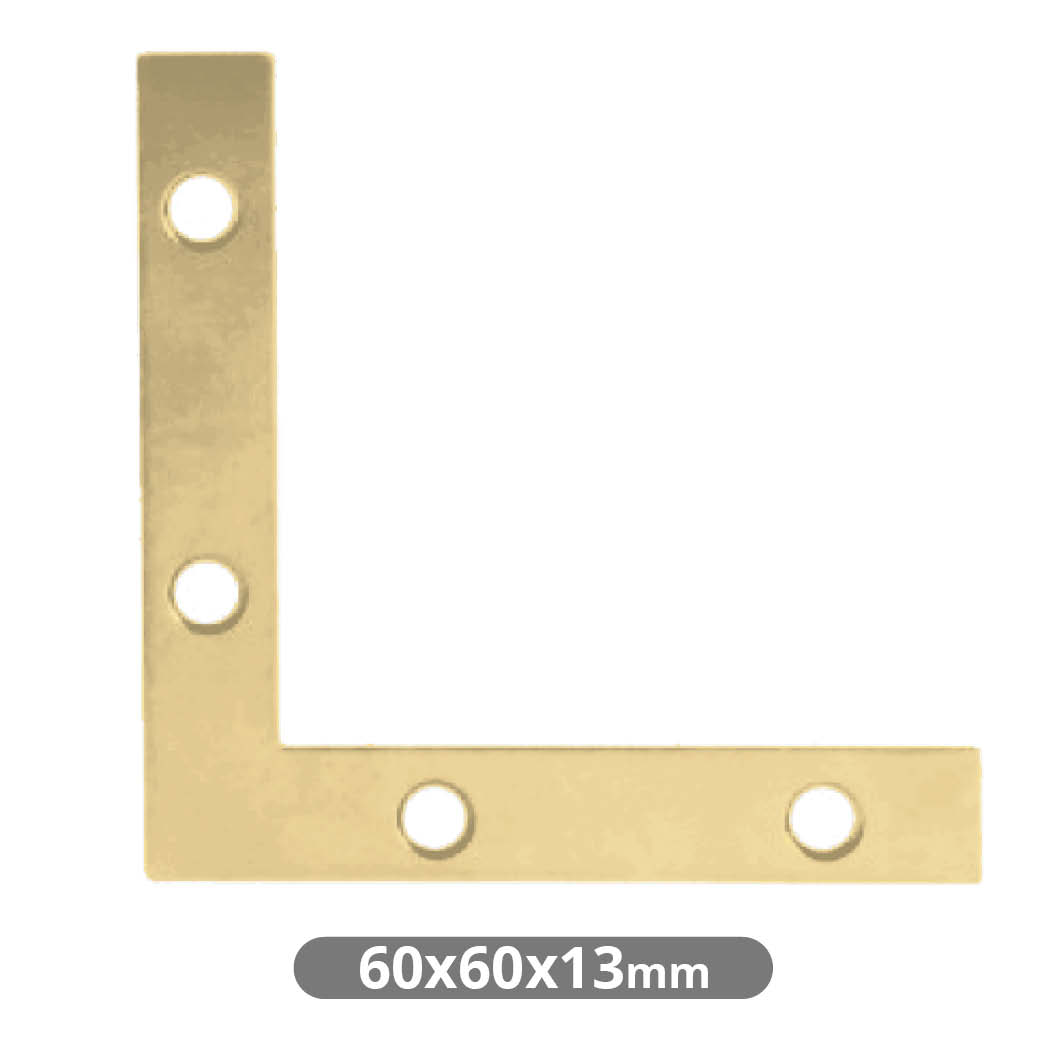 Escuadra alineacion 60x60x13mm bicromatado