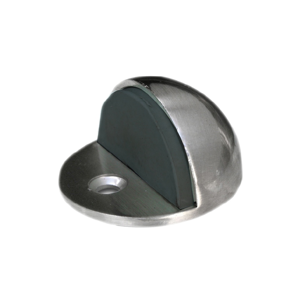 Tope puertas Ø45x25mm níquel satín semiesférico