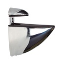 Suporte para estantes níquel fosco suporta 4–25 mm espessura