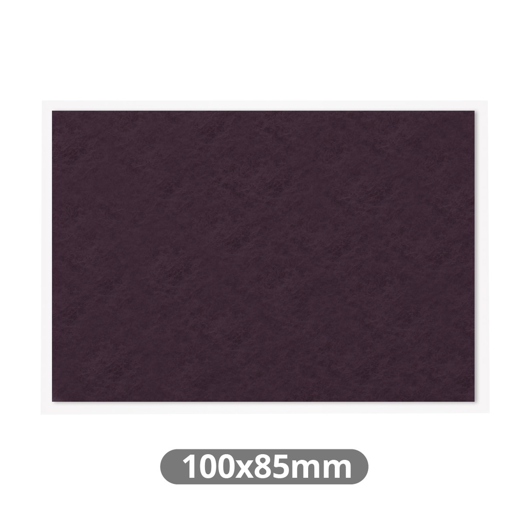 Fieltro adhesivo cuadrado 100x85mm - Marron