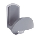 Percha acero inox.+ pomo abs cromado 45x84mm