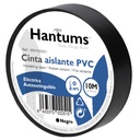 Fita isoladora elétrica PVC 10 m Negro – Retrátil 10 un.