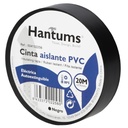 Cinta aislante eléctrica PVC 20M Negro - 10u retráctil