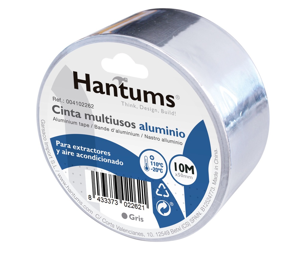 Cinta multiusos de Aluminio 50mm 10M