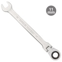 Llave combinada con crique articulado CR-V 11mm