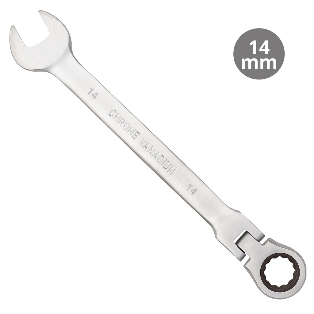 Llave combinada con carraca CR-V 14mm