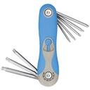 Set 8 llaves torx de T9 a T40