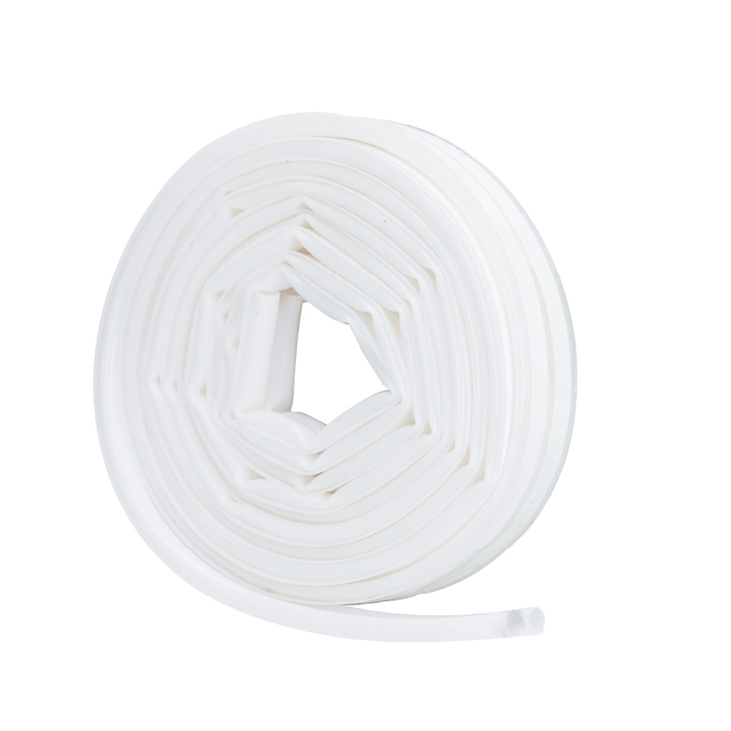 Burlete de silicona adhesivo 9mm 6M Blanco