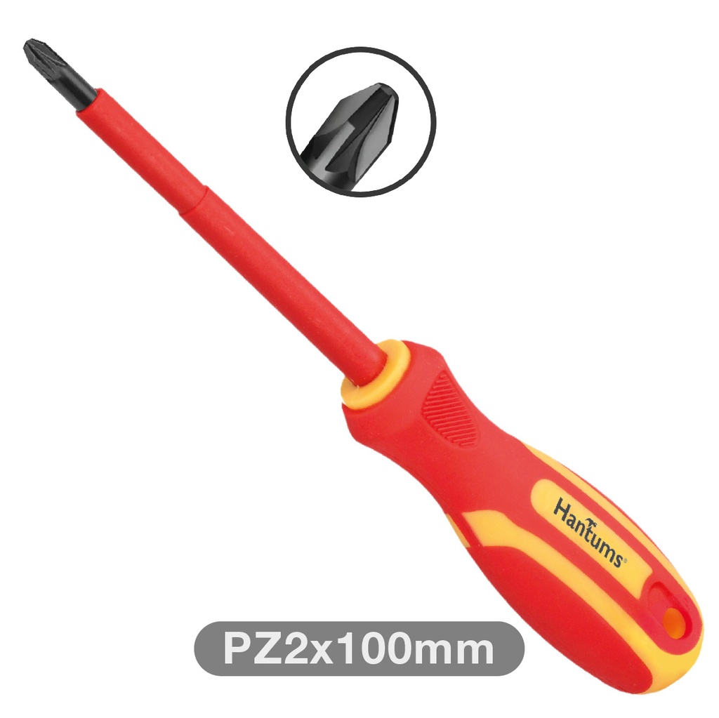 Chave de fendas Pozidriv isolada PZ2x100mm