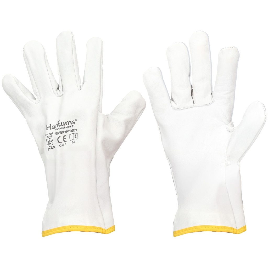 Guante trabajo piel flor vacuno - Talla 7