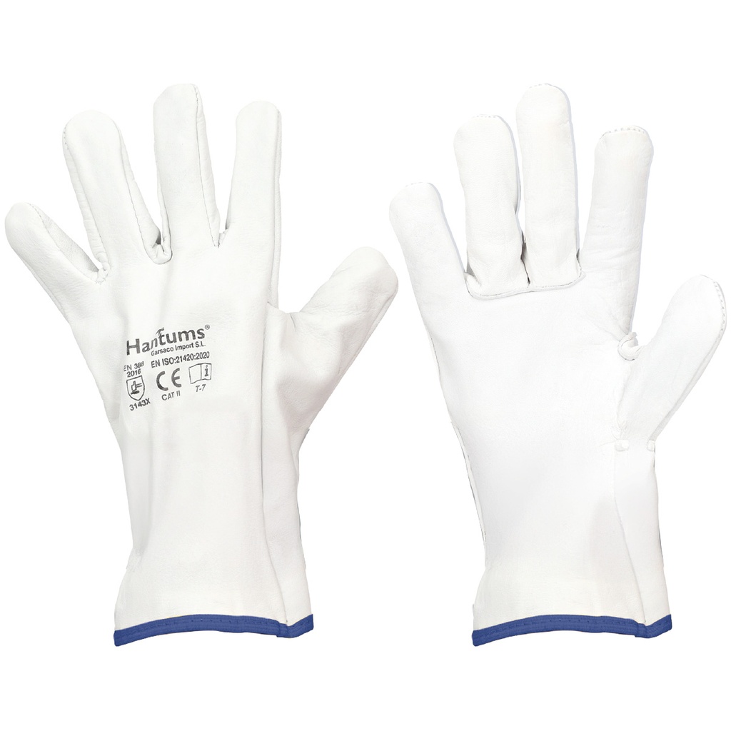 Guante trabajo piel flor vacuno - Talla 8