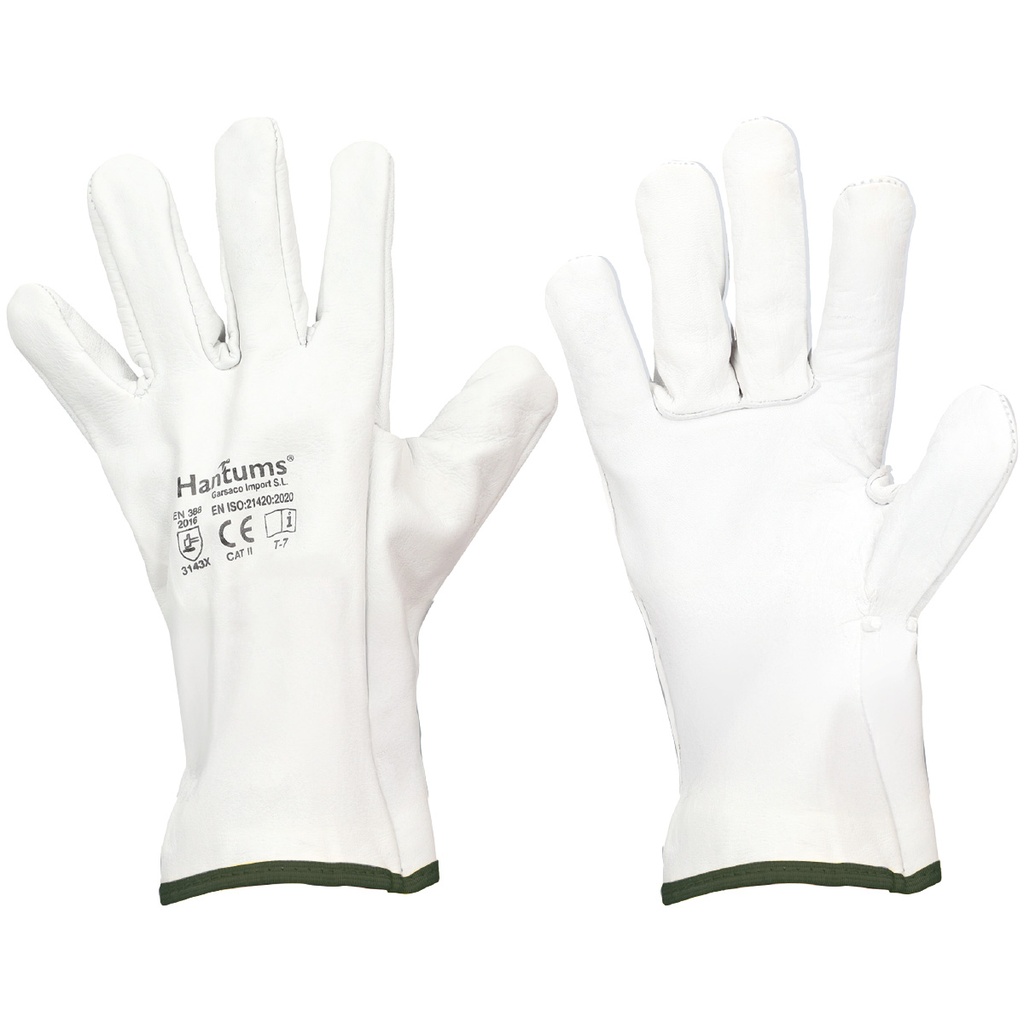 Luva de couro de flor de bovino - Tamanho 9