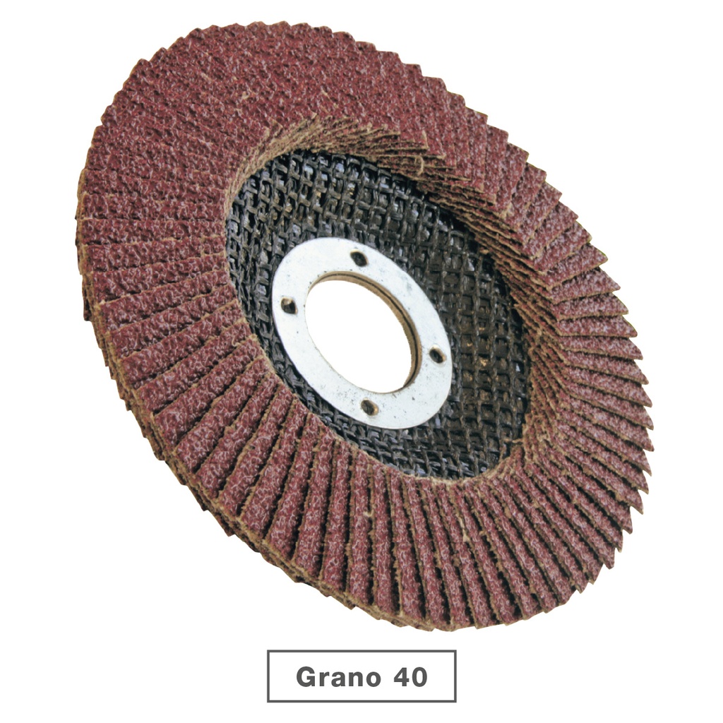 Pack 10 discos de lija 115mm grano de 40