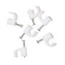 Bolsa de 100 grapillones para cable manguera redondo 6mm