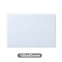 Fieltro adhesivo cuadrado 100x85mm - Blanco