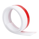 Burlete de silicona adhesivo 1M Blanco